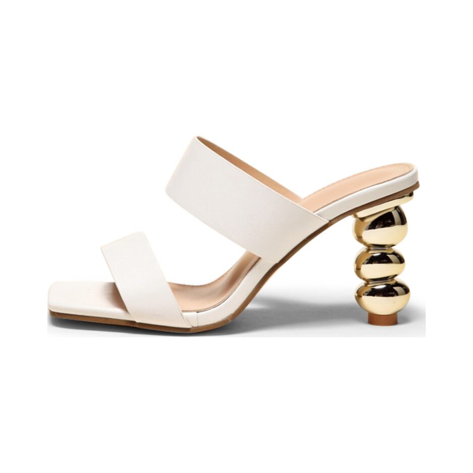 Summer Fashion Women's Electroplating Heel Sandals High Heels