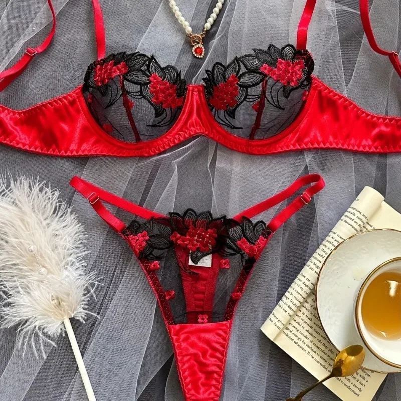 Fancy Lace Bra Set - Felin Fatale Fancy Lace Bra Set - Felin Fatale